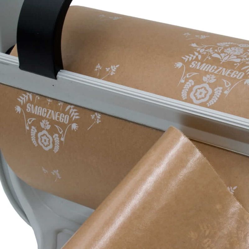 Dyspenser + papier do żywności z PE rolka 35cm, 10kg, zestaw na start!