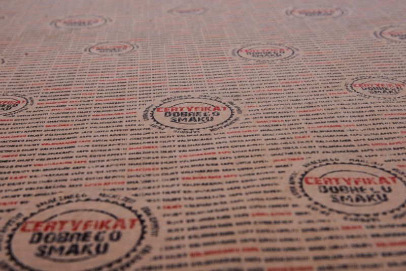 Papier spożywczy Certyfikat Dobrego Smaku ryza 50x70cm 10 kg