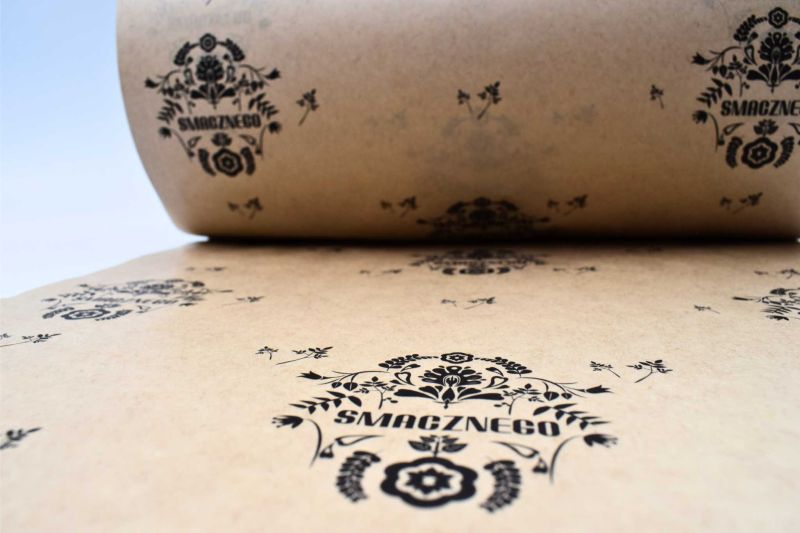 Papier do pakowania żywności z PE 10kg REGIONALNY brąz rolka 35cm