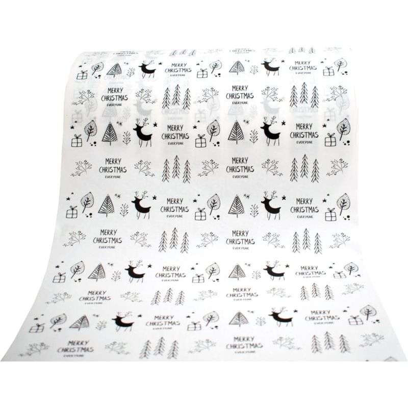 Papier z PE do wędlin z nadrukiem świątecznym rolka 35cm 10 kg