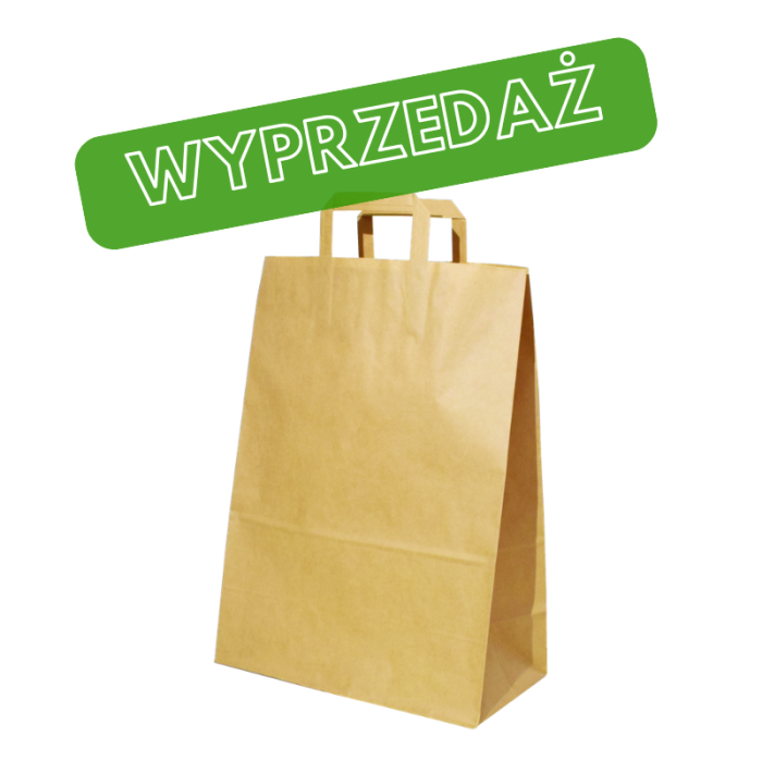 wyprzedaz Papierowa Brązowa ucho płaskie 32x16x42.png