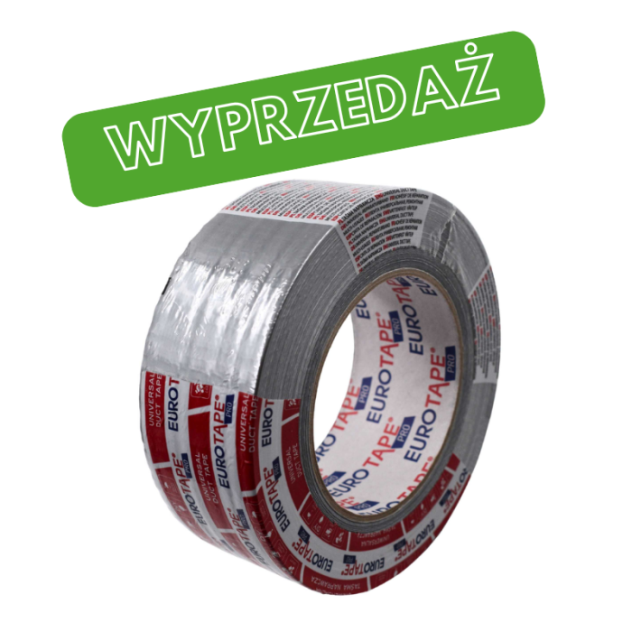 Taśma naprawcza Duct Tape odporna srebrna 48mm x 50 metrów.png