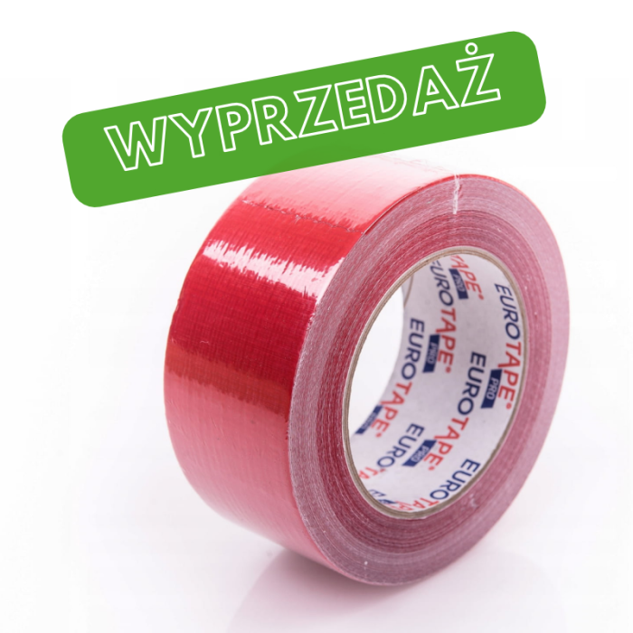 Taśma uszcelniająca Duct Tape wodoszczelna czerwona 50mm x 45m