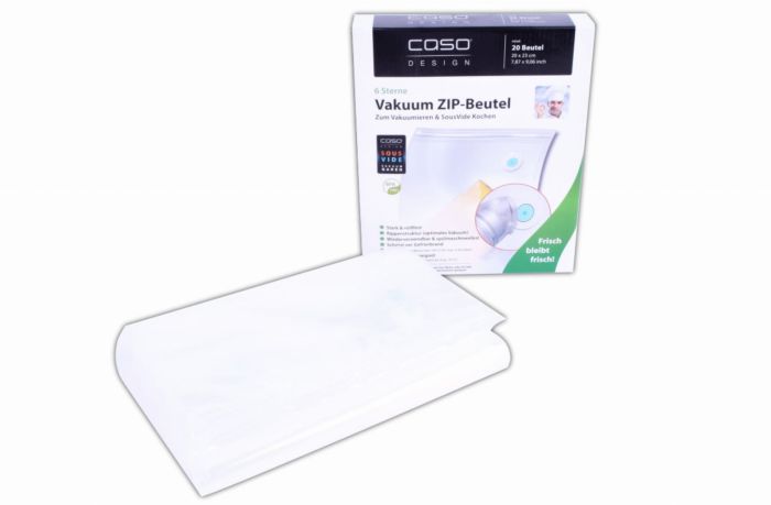 Worki do zgrzewarki Caso Germany Zip 20x23cm - 20 sztuk