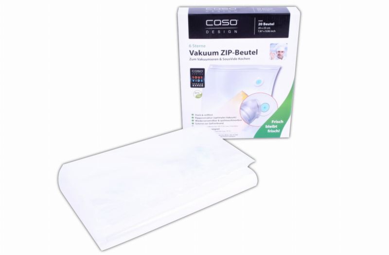 Worki do zgrzewarki Caso Germany Zip 20x23cm - 20 sztuk