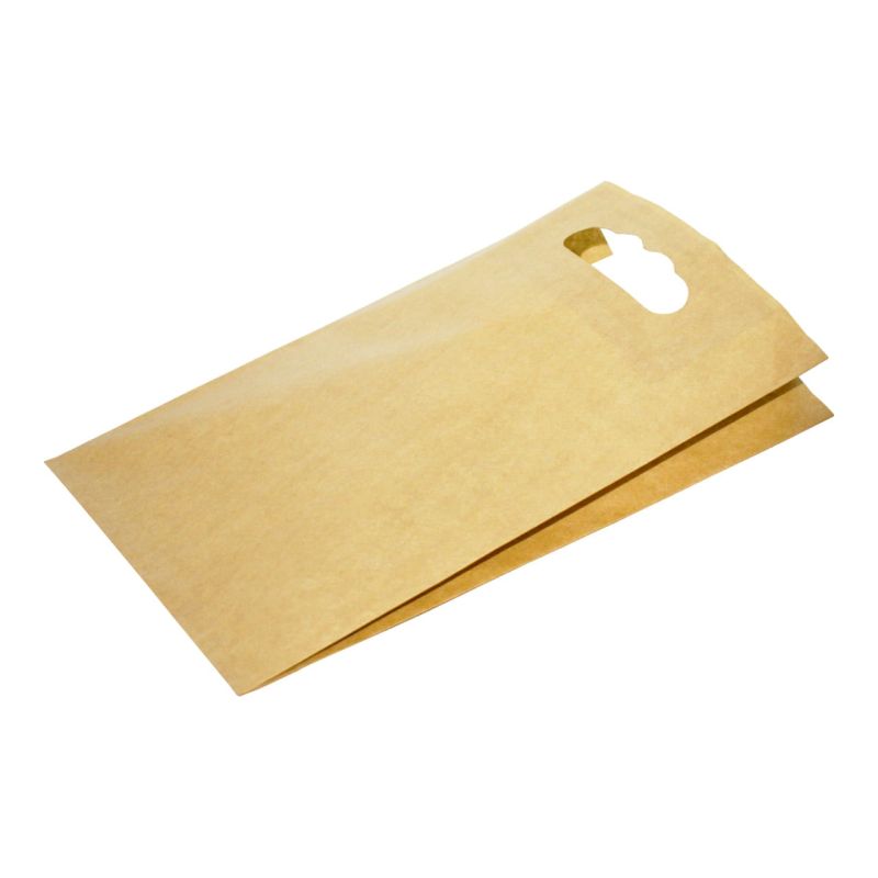 Torebki papierowe fałdowe z uchwytem 26x8x40,5 cm opk. 50 sztuk