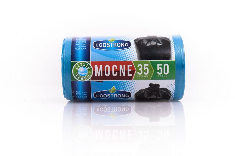 Worki Na Śmieci LDPE 35L 50 Sztuk Eko Strong Mocne