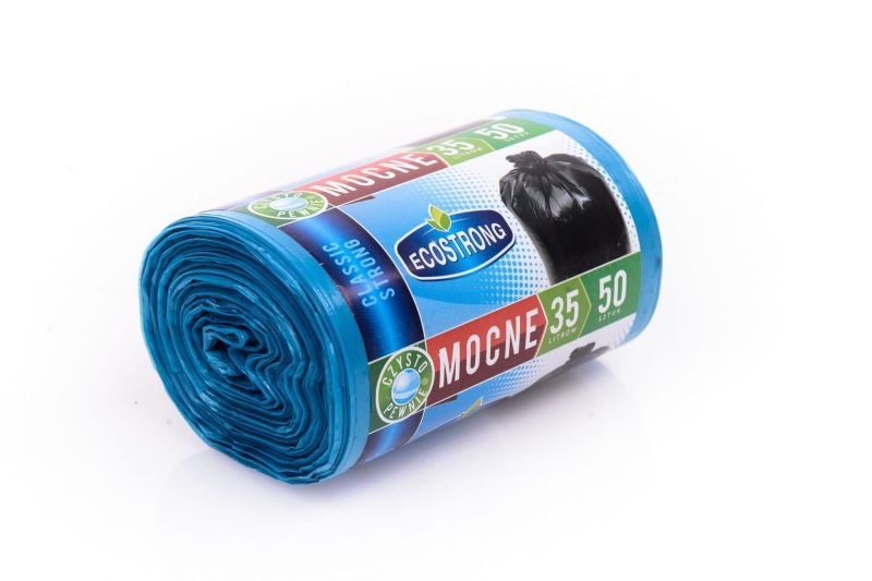 Worki Na Śmieci LDPE 35L 50 Sztuk Eko Strong Mocne